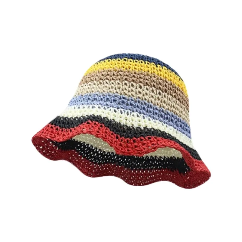Fishing For Bears Straw Woven Sun Protection Hats Women's-0