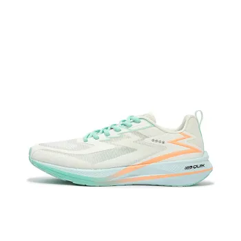 361° Cushioned Slip Resistant Abrasion Resistant Breathable Low Top Running Shoes Men's Misty Blue Yarn