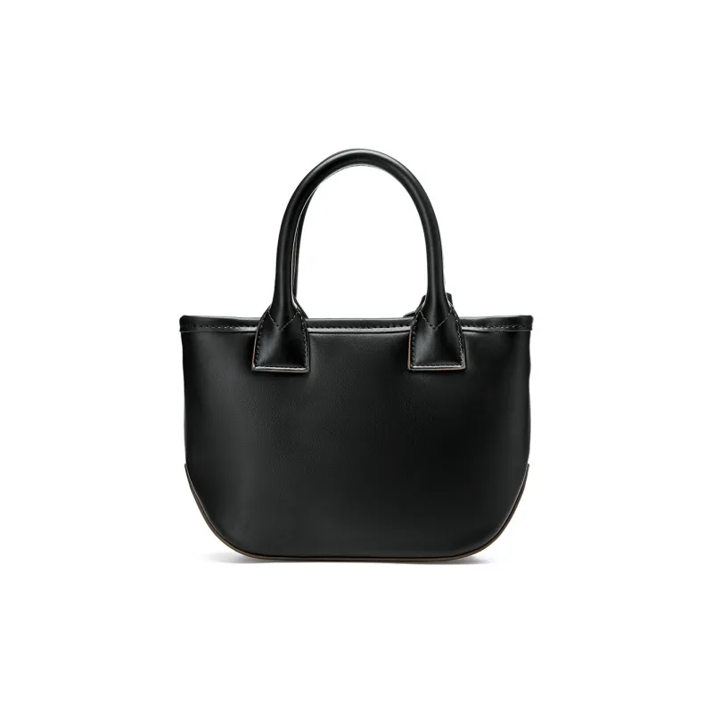 JOSINY PU Shoulder Bag Women's Black/Ecru/Yellow-3