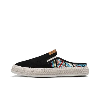 Warrior Stitching Abrasion Resistant Wrap toe Slippers Men's Black Multicolor