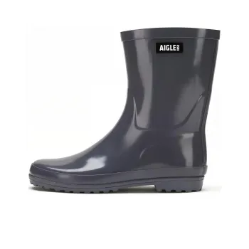 AIGLE Rain Boots Women's Blue Gray