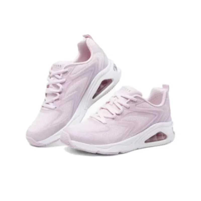 Skechers Cushioned Slip Resistant Abrasion Resistant Low Top Running Shoes Women's Pink-1