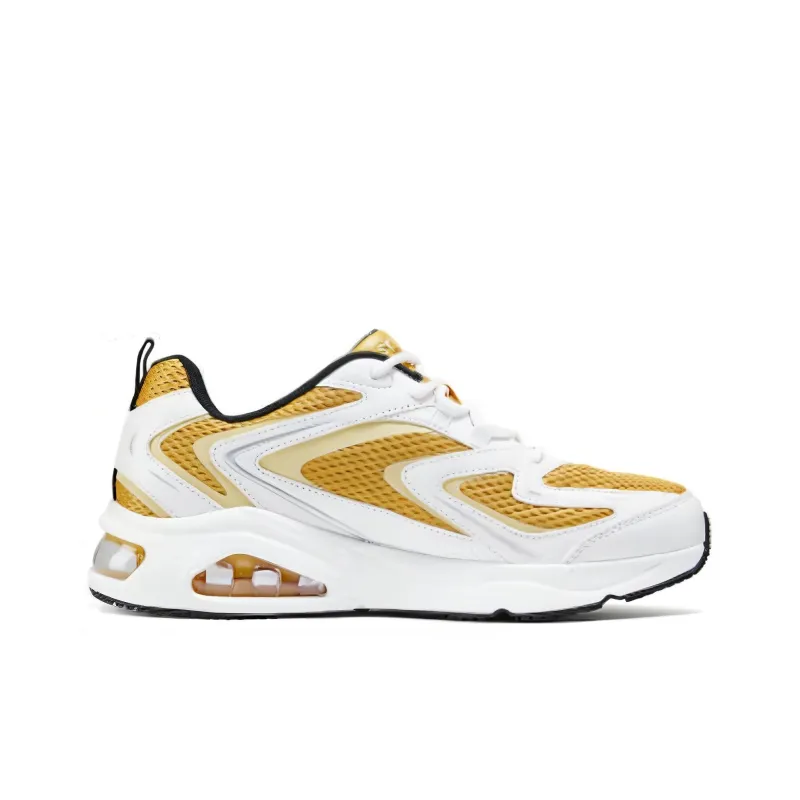 Skechers Uno Anti Slip Wear Resistant Low Top Casual Shoes Men's Yellow-1