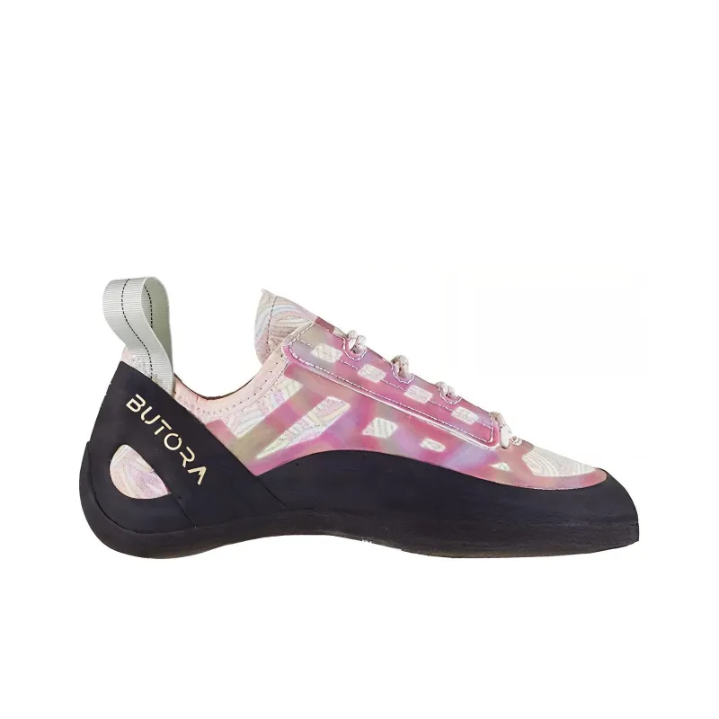 BUTORA Cushioned Slip-Resistant Low-Top Hiking Shoes Unisex Pink White Black-1
