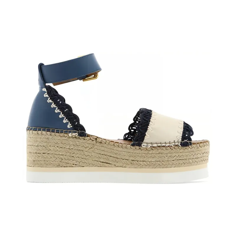 See By Chloe Glyn Strap Sandals Women's Blue-1