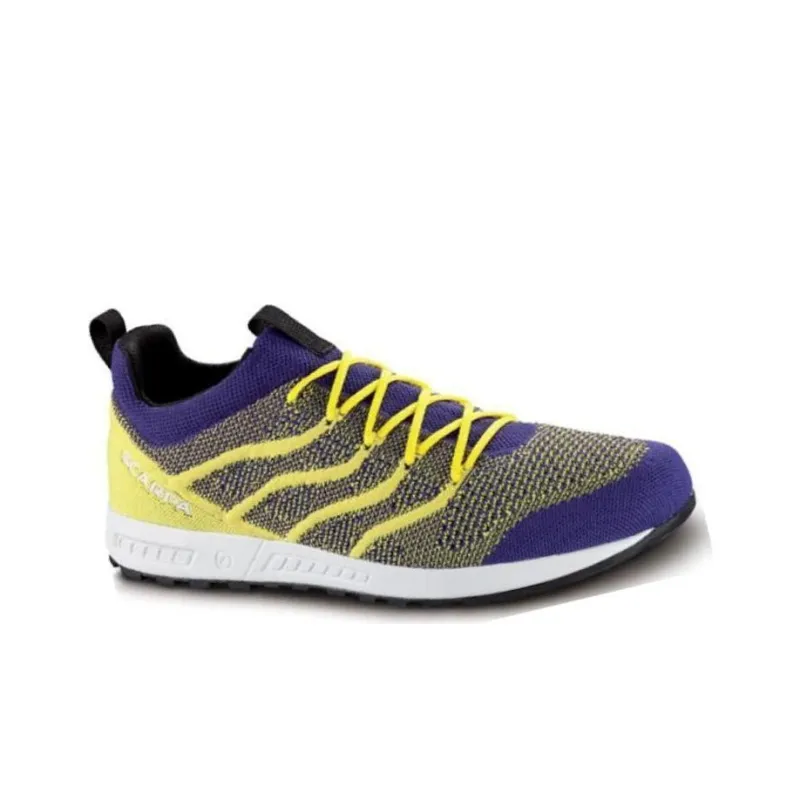 SCARPA Gecko Cushioning Wear-Resistant Low-Top Casual Running Shoes Unisex Yellow Purple-2
