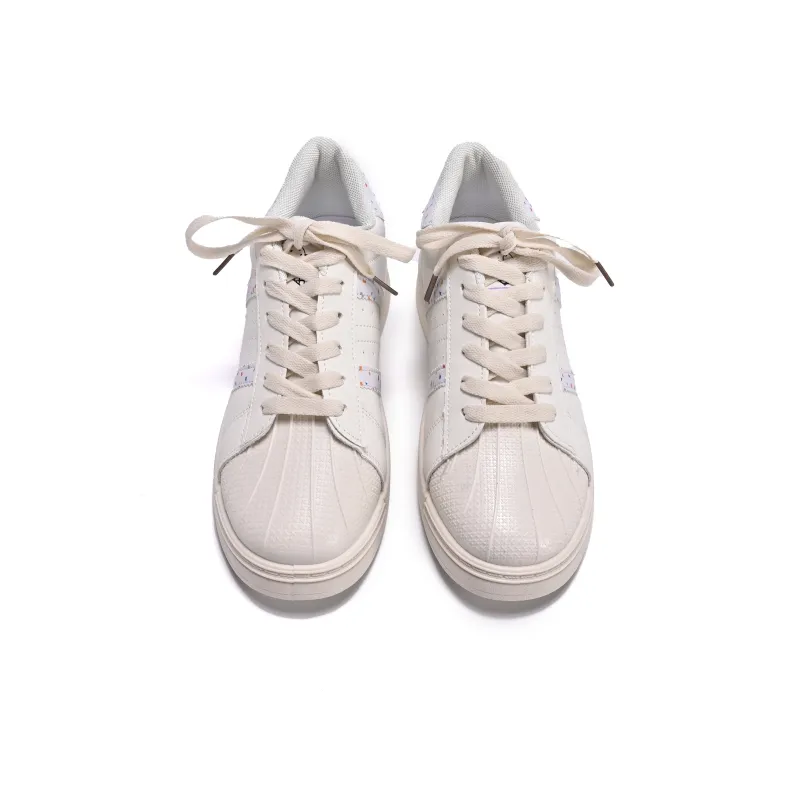 Guci Tianlun Slip Resistant Low Top Skateboard Shoes Women's White-10