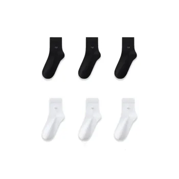 H YXIANG Mid Calf Socks Men's 6 Pack