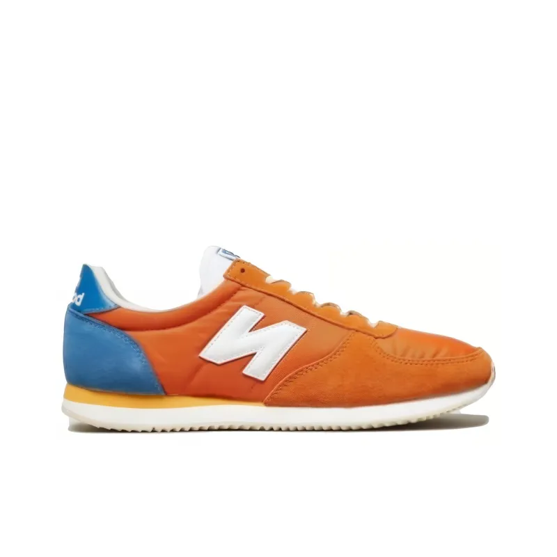 New Balance NB 220 Cushioning, Slip Resistant, Abrasion Resistant, Breathable Low Top Running Shoes Men's Orange Blue-1