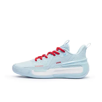 361° GOEY Cushioning Anti Slip Wear Resistant Breathability Low Top Basketball Shoes Men's Blue
