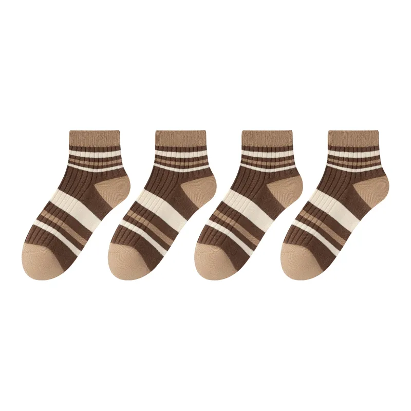 XXLLG Ankle Socks Women's 4 Pack-12