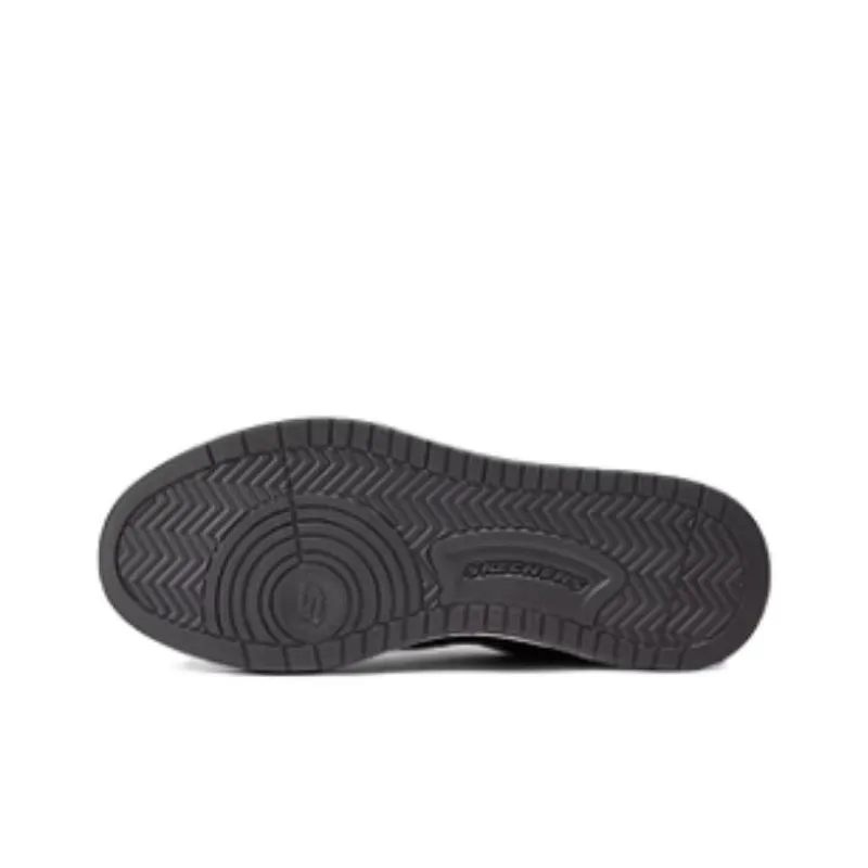 Skechers Wear Resistant Low Top Skateboard Shoes Men's Dark Brown-4
