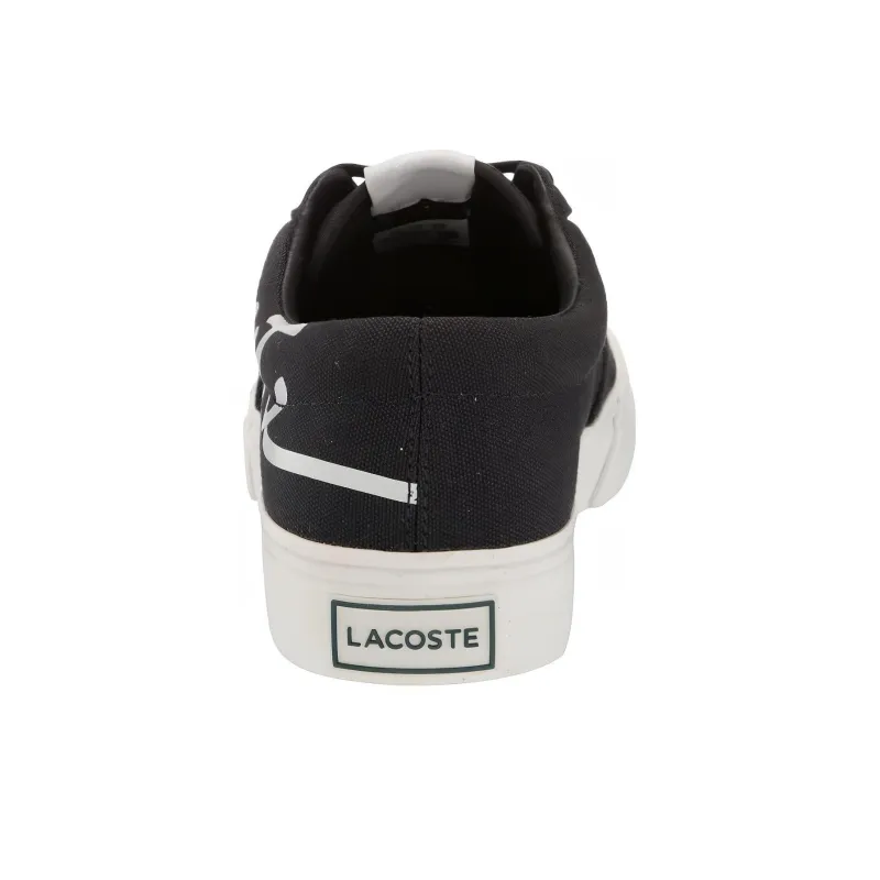 LACOSTE Low Top Skateboard Shoes Women's Black-4
