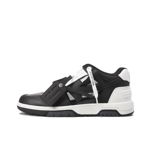 OFF-WHITE Out Of Office Casual Shoes Men Low-Top Black/White