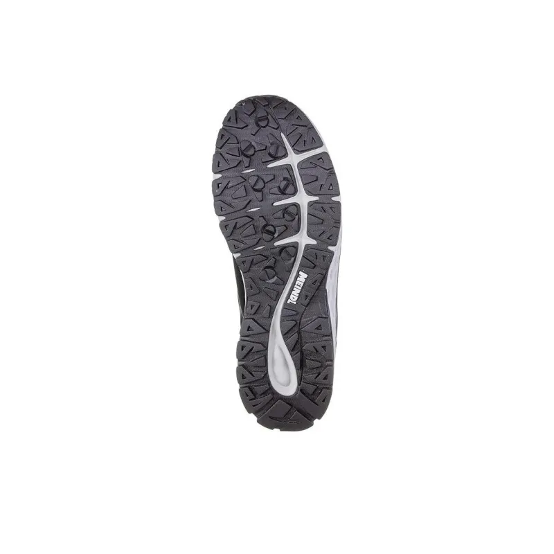 MEINDL Power Walker Wear-Resistant Low-Top Outdoor Shoes Men's Black Silver-4
