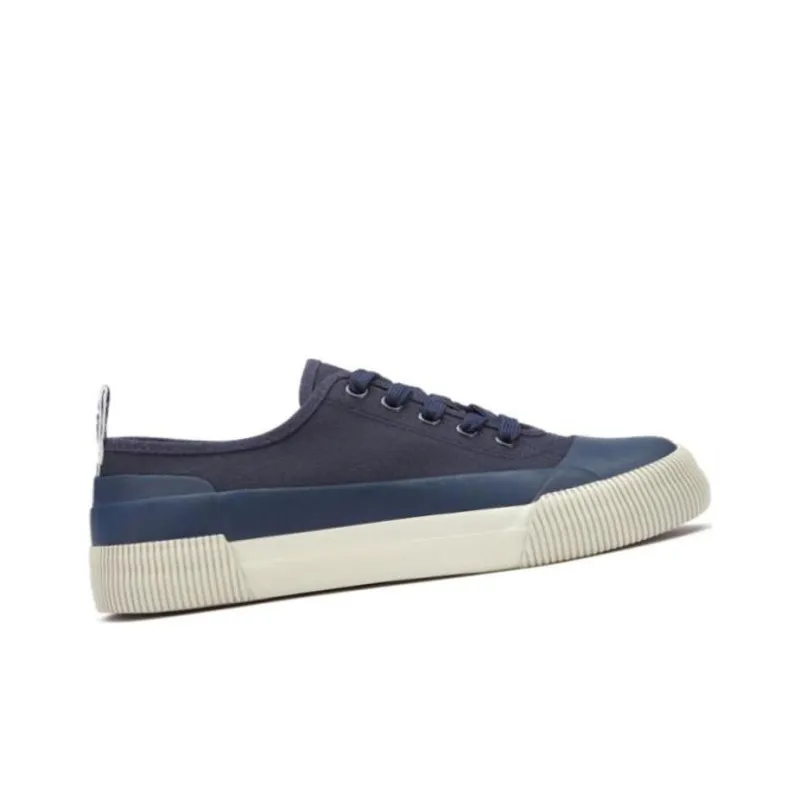 AIGLE Rubber Low W Anti-Slip Wear-Resistant Lightweight Breathable Low-Top Canvas Shoes Men's Blue-2
