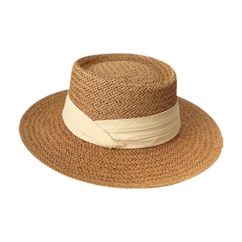 Fishing For Bears Straw Woven Sun Protection Hats Women's