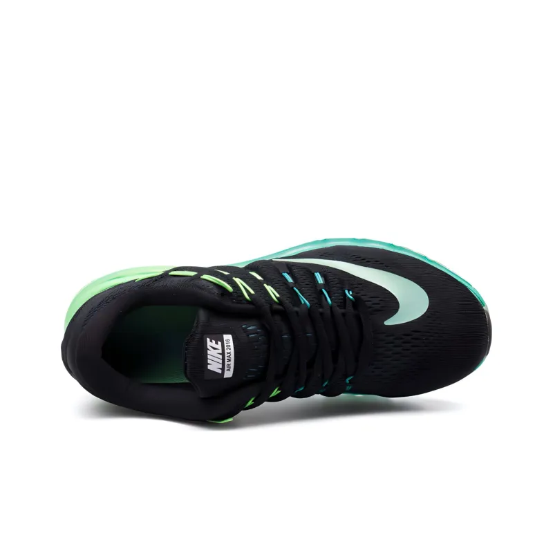 Nike Air Max 2016 Anti Slip Wear Resistant Low Top Running Shoes Men's Black-4