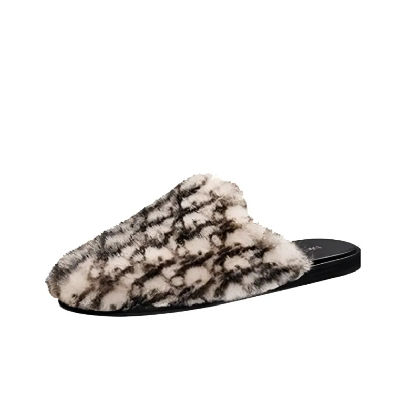 DIOR Indior Mule Stylish Sandals Men's Beige-2
