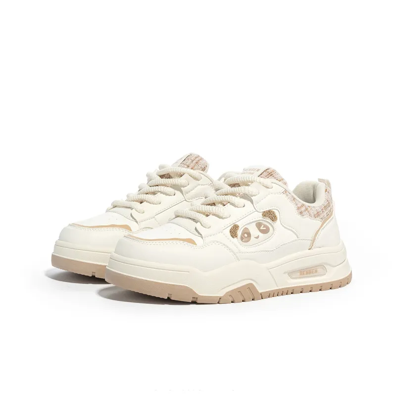 Humanism 1986 Skateboard Shoes Women's Low Top White/White Green/White Khaki/Pink White-12