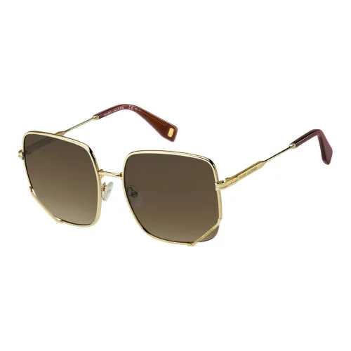 MARC JACOBS Metal Square Sunglasses Women's Gold