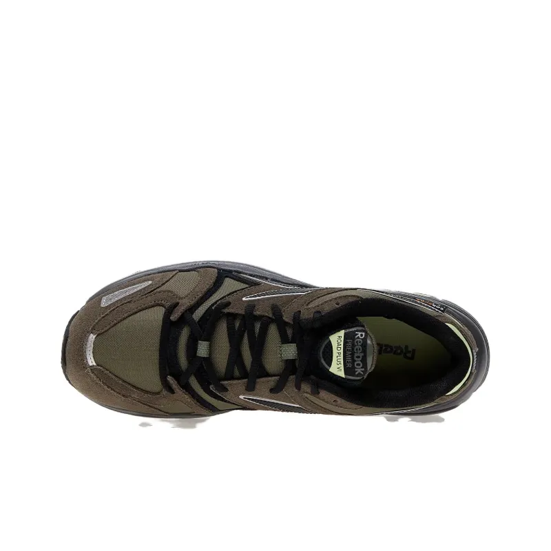Reebok Anti Slip And Wear Resistant Breathable Low Top Running Shoes Unisex Green-3