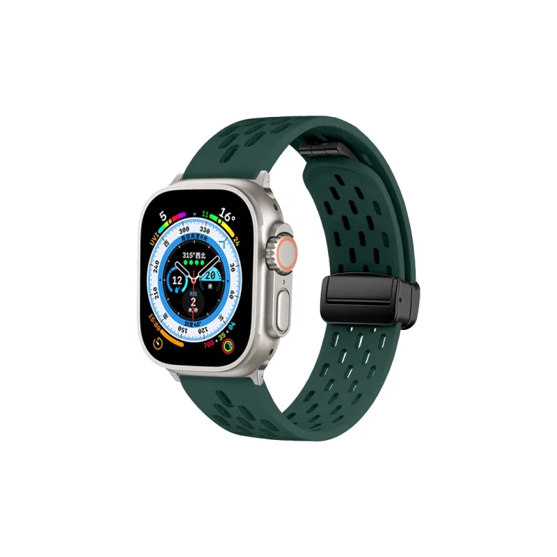 CHENSONG Apple Compatibility Watch Band Rubber Material-3
