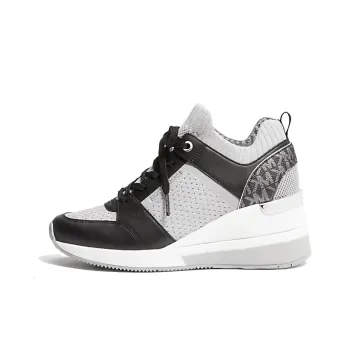 MICHAEL KORS High-Top Casual Shoes Women's Silver
