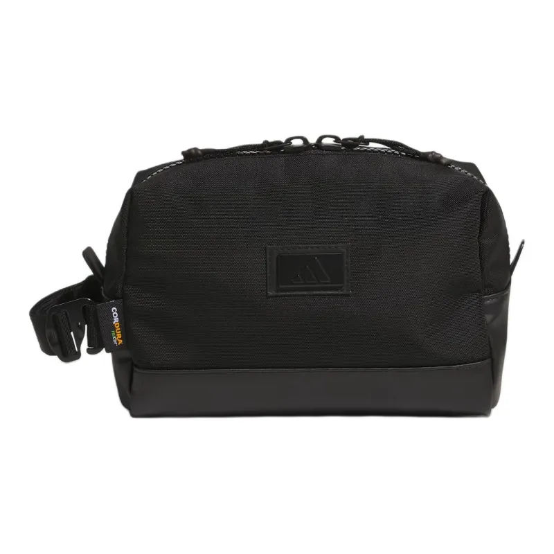 Adidas Recycled Material, Nylon, Polyurethane, Artificial Leather Storage Bag Men's Black-0