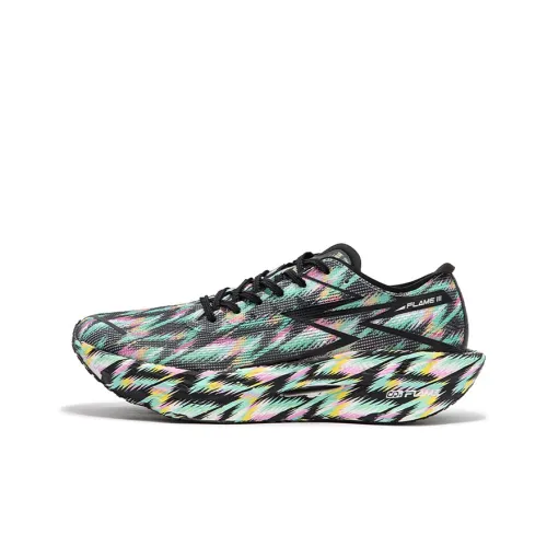 361° Fly Burn 3 Running Shoes Unisex Low-Top Obsidian Black/Jade Green