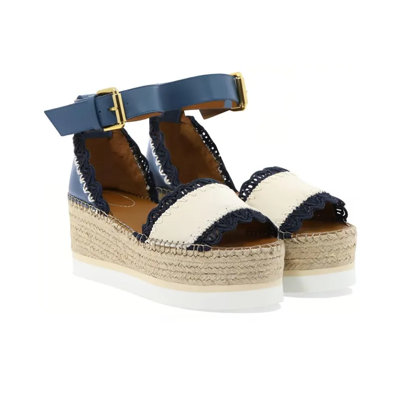 See By Chloe Glyn Strap Sandals Women's Blue-2