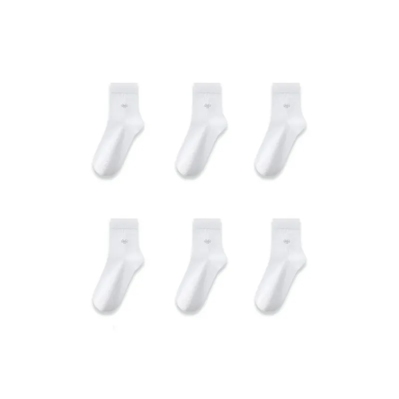 H YXIANG Mid Calf Socks Men's 6 Pack-30