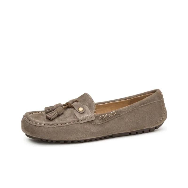 OZZEG Gommino Loafers Women's Chestnut/Cappuccino-0