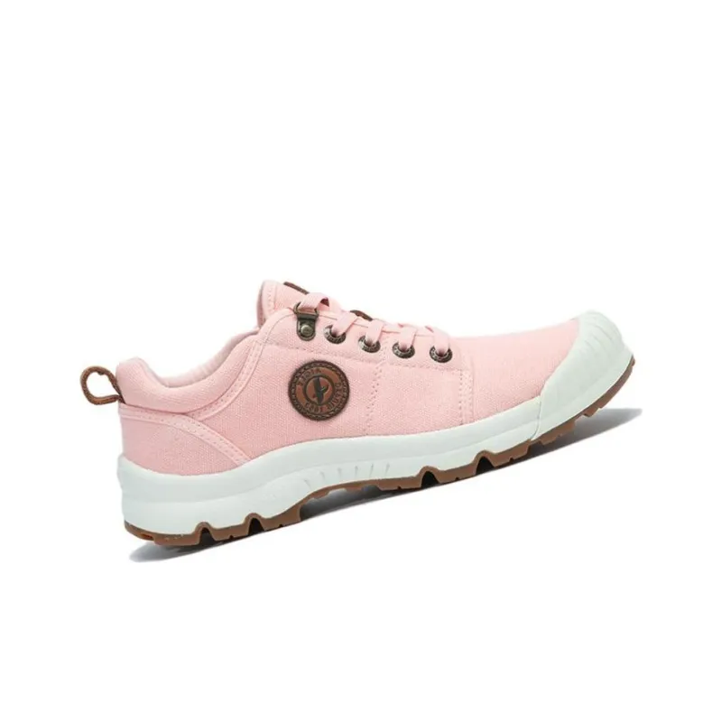 AIGLE Tl Low W Cvs Anti-Slip Wear-Resistant Low-Top Outdoor Shoes Women's Pink White Brown-1