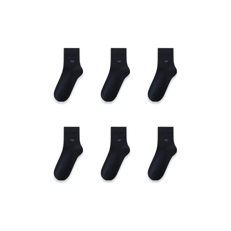 H YXIANG Mid Calf Socks Men's 6 Pack-42