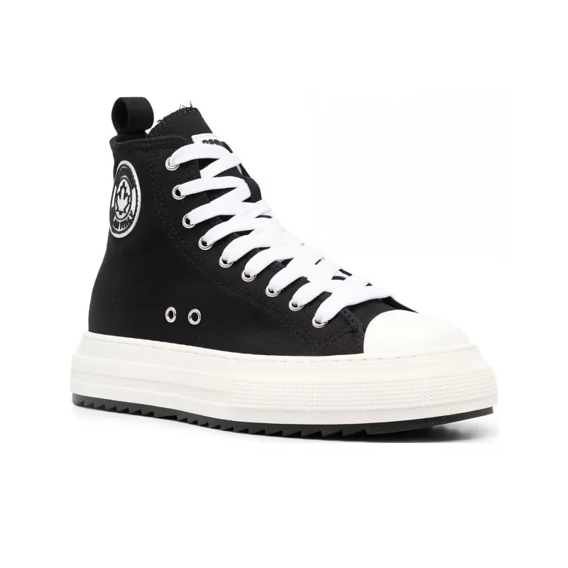 DSQUARED 2 Logo Patch High-Top Platform Sneakers-1