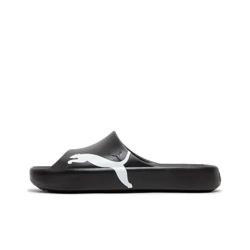 PUMA Shibui Cat Slide Slippers Unisex Black - White