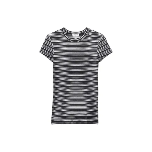 FILIPPA K Striped Fine-rib Organic-cotton T-shirt