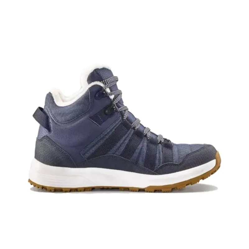 DECATHLON SH500 Durable Breathable Mid Top Hiking Trekking Shoes Women's Blue Black-1