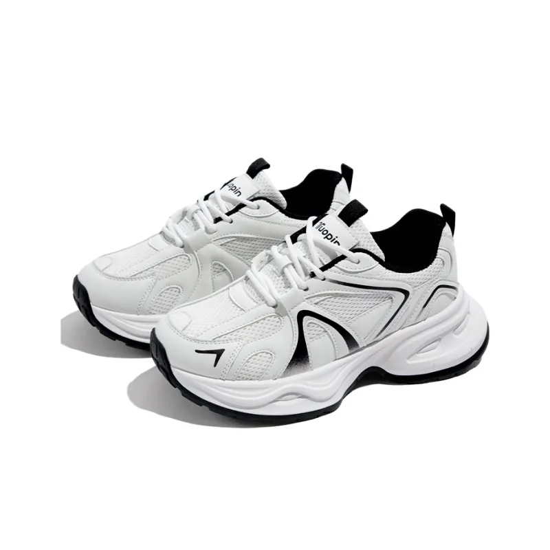 TUOPIN Height Increasing Abrasion Resistant Breathable Low Top Chunky Sneakers Unisex-12