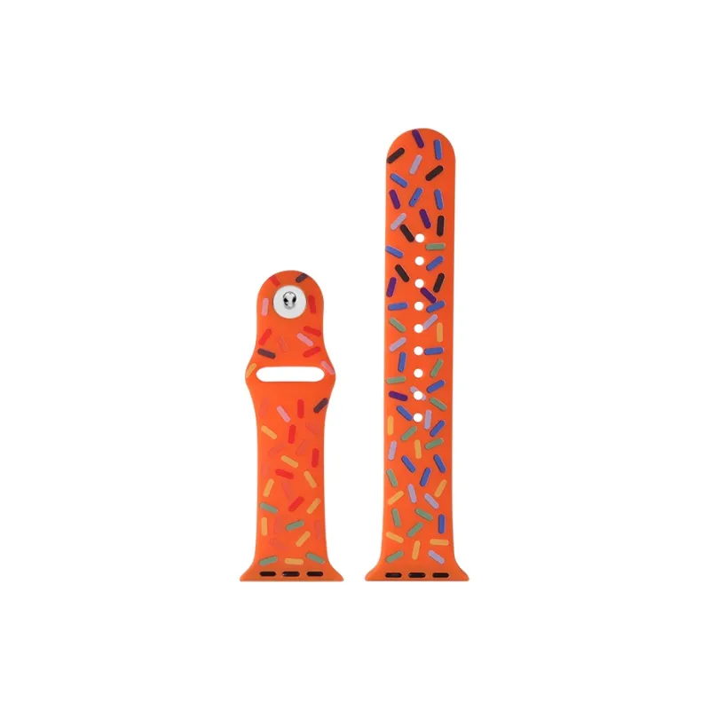 SHIRUI 1/2/3/4 Generation Watch Bands 96 Unisex Raindrop Silicone Apple Watch Bands -63-11
