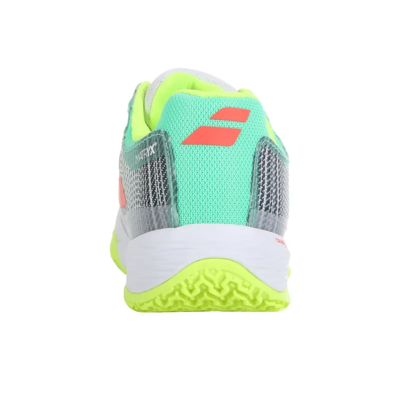 Babolat Low Top Tennis Shoes Women's White Green-3