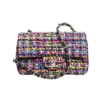 CHANEL Fabric Crossbody Bag Shoulder Bag Women's Multicolor