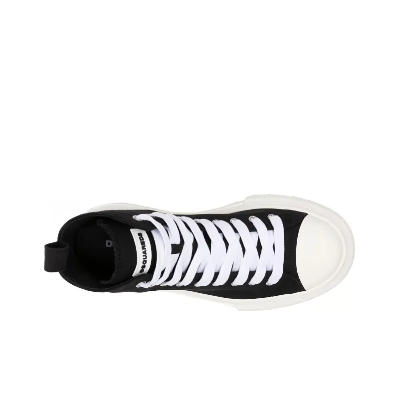 DSQUARED 2 Logo Patch High-Top Platform Sneakers-3