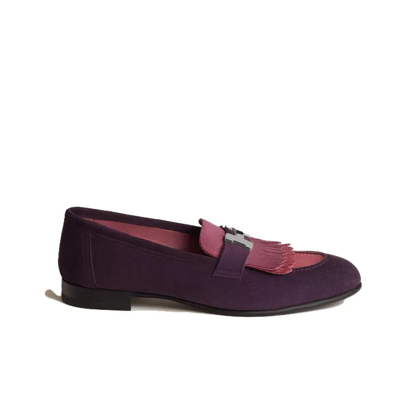 HERMES Loafers Men Purple-1