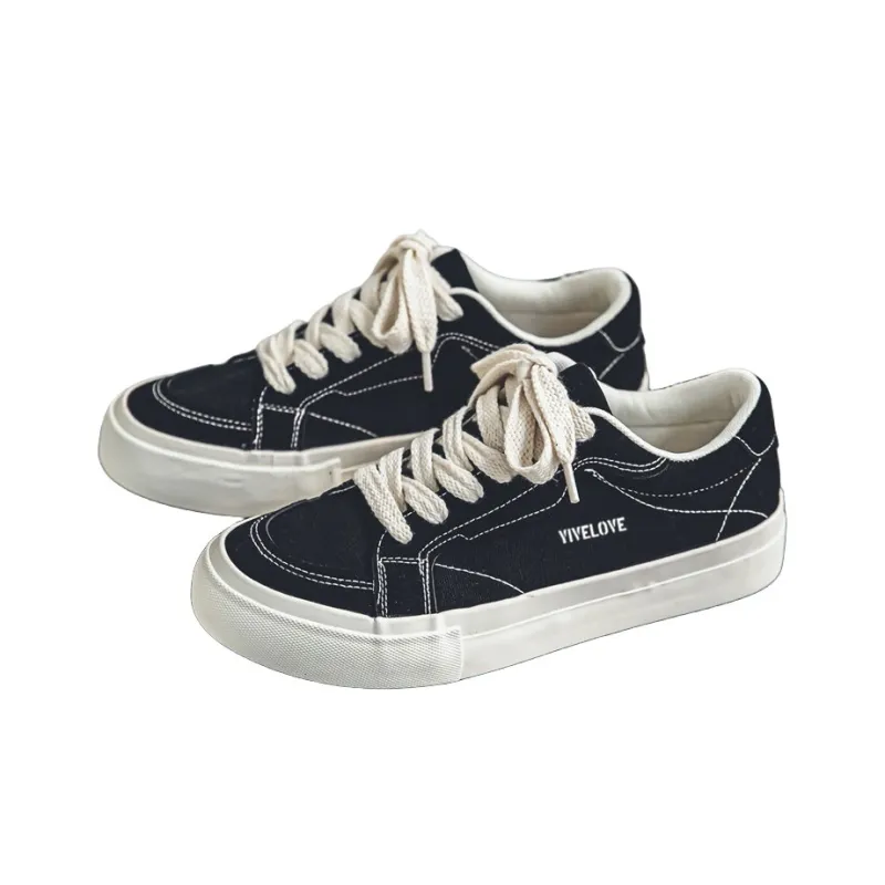 YIVELOVE Anti-Slip And Wear-Resistant Breathable Low-Top Canvas Shoes Men's-1