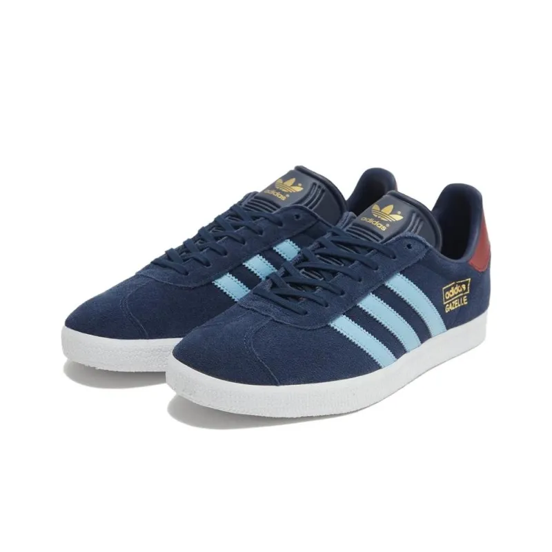 Adidas Gazelle Collegiate Navy Clear Blue Burgundy-2