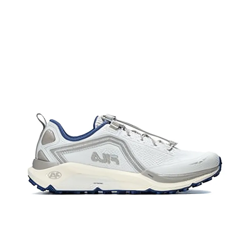 FILA 3A LYNX ATR Abrasion Resistant Low Top Running Shoes Men's White Blue-1