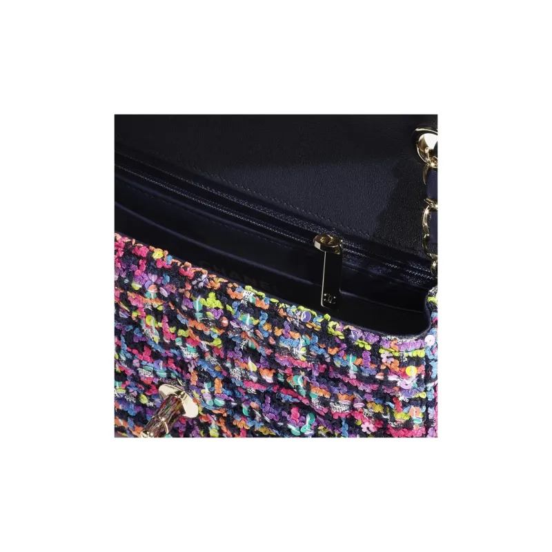 CHANEL Fabric Crossbody Bag Shoulder Bag Women's Multicolor-2