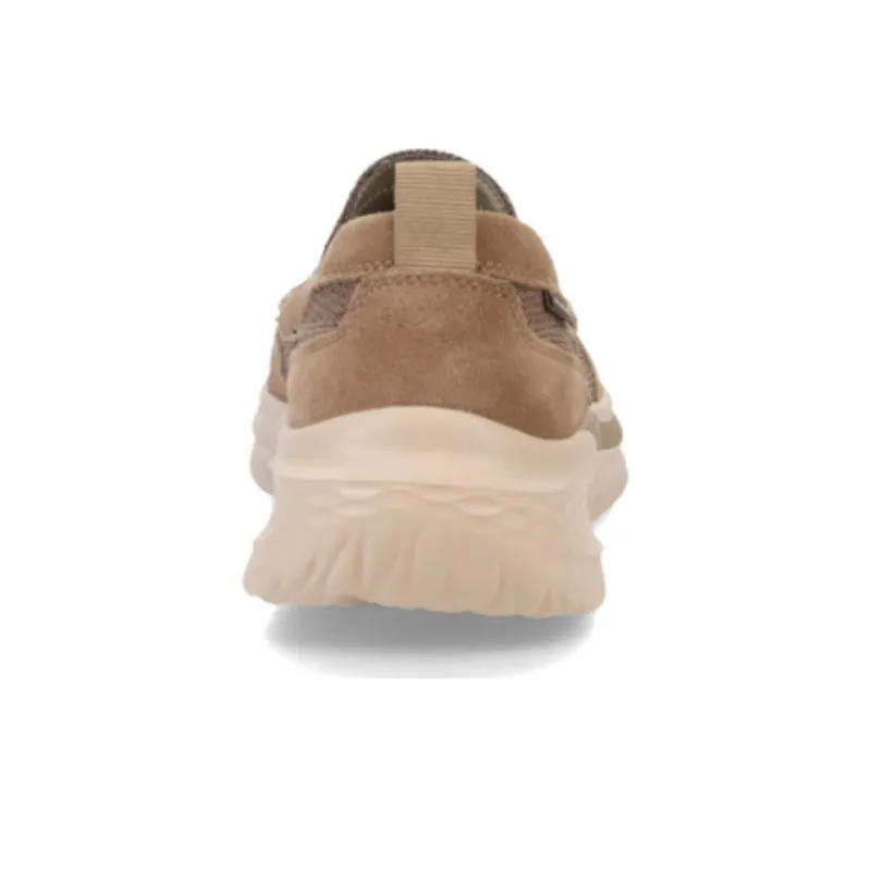 Skechers Cushioning, Wear Resistant Low Top Casual Shoes Men's Brown-4